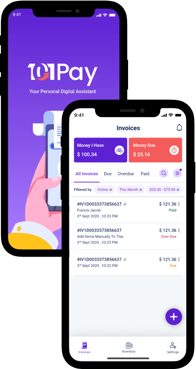 101Pay application development